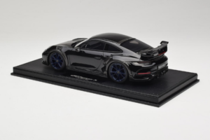 Porsche 911 992 TechArt GTstreet R Black With Blue Wheels TechArt 1:18 REMC009 Resin - image 5 of 6