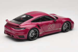 Porsche 911 992 Turbo S Coupe Sport Design Red Minichamps 1:18 113069075 Diecast - image 3 of 8