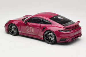 Porsche 911 992 Turbo S Coupe Sport Design Red Minichamps 1:18 113069075 Diecast - image 7 of 8
