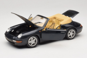Porsche 911 993 Cabriolet Dark Blue Tchibo 1:18 46619 Diecast - image 2 of 8