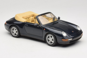 Porsche 911 993 Cabriolet Dark Blue Tchibo 1:18 46619 Diecast - image 6 of 8