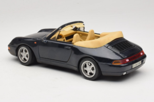 Porsche 911 993 Cabriolet Dark Blue Tchibo 1:18 46619 Diecast - image 7 of 8