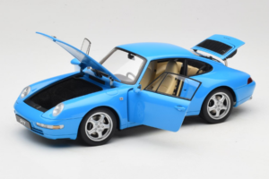 Porsche 911 993 Carrera Blue Metallic AUTOart 1:18 78133 Diecast - image 2 of 8