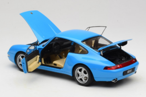 Porsche 911 993 Carrera Blue Metallic AUTOart 1:18 78133 Diecast - image 5 of 8