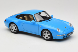 Porsche 911 993 Carrera Blue Metallic AUTOart 1:18 78133 Diecast - image 6 of 8