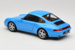 Porsche 911 993 Carrera Blue Metallic AUTOart 1:18 78133 Diecast - image 7 of 8