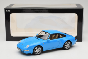 Porsche 911 993 Carrera Blue Metallic AUTOart 1:18 78133 Diecast - image 8 of 8