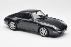 Porsche 911 993 Carrera Green Metallic AUTOart 1:18 78134 Diecast - image 6 of 8
