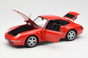 Porsche 911 993 Carrera Red AUTOart 1:18 78132 Diecast - image 2 of 8