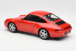 Porsche 911 993 Carrera Red AUTOart 1:18 78132 Diecast - image 7 of 8
