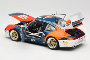 Porsche 911 993 GT2 #10 de Orleans / Saldana BPR Global GT Series 1996 UT Models 1:18 39632 Diecast - image 5 of 8