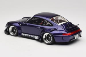 Porsche 911 993 RWB Army Girl Purple GT Spirit 1:18 GT562 Resin - image 5 of 6
