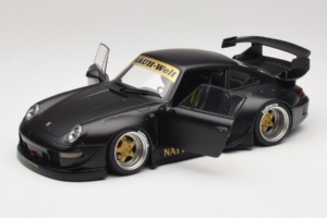 Porsche 911 993 RWB Matt Black With Gold Wheels AUTOart 1:18 78154 Composite - image 2 of 8