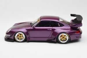 Porsche 911 993 RWB Purple GT Spirit 1:18 GT727 Resin - image 3 of 6