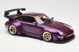 Porsche 911 993 RWB Purple GT Spirit 1:18 GT727 Resin - image 4 of 6