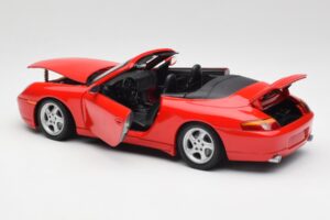 Porsche 911 996 Cabriolet Red Gate 1:18 1051 Diecast - image 5 of 8