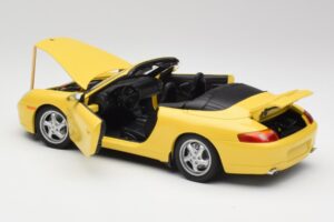 Porsche 911 996 Cabriolet Speed Yellow UT Models 1:18 27906 Diecast - image 5 of 8