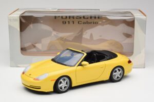 Porsche 911 996 Cabriolet Speed Yellow UT Models 1:18 27906 Diecast - image 8 of 8