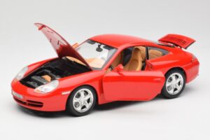 Porsche 911 996 Carrera 4 Red Bburago 1:18 30085 Diecast - image 2 of 8