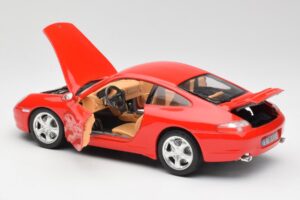 Porsche 911 996 Carrera 4 Red Bburago 1:18 30085 Diecast - image 5 of 8