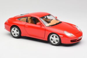 Porsche 911 996 Carrera 4 Red Bburago 1:18 30085 Diecast - image 6 of 8
