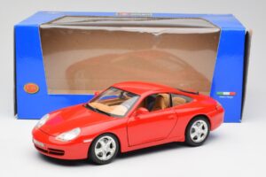 Porsche 911 996 Carrera 4 Red Bburago 1:18 30085 Diecast - image 8 of 8