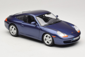 Porsche 911 996 Carrera Blue Bburago 1:18 WAP02100897 Diecast - image 6 of 8