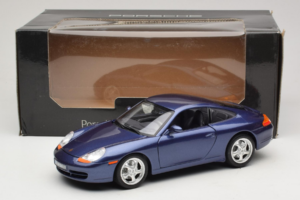 Porsche 911 996 Carrera Blue Bburago 1:18 WAP02100897 Diecast - image 8 of 8