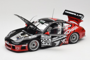 Porsche 911 996 GT3 RS #290 N. Bartels / H. Jacksties / F. Lorenzo Yokohama 24 Hours of Nurburgring 2003 AUTOart 1:18 80372 D - image 2 of 8