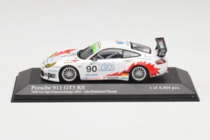 Porsche 911 996 GT3 RS #90 T2M J. Ickx / P. Rabineau 1000km Spa 2004 Minichamps 1:43 400046980 Diecast
