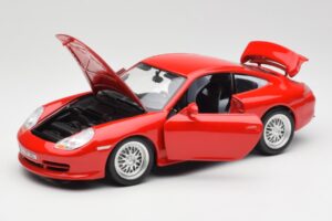 Porsche 911 996 GT3 Strasse Red Bburago 1:18 30395 Diecast - image 2 of 8