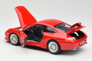 Porsche 911 996 GT3 Strasse Red Bburago 1:18 30395 Diecast - image 5 of 8