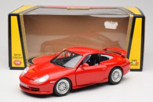 Porsche 911 996 GT3 Strasse Red Bburago 1:18 30395 Diecast - image 8 of 8