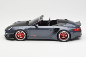 Porsche 911 997 Cabriolet Liberty Walk Grey GT Spirit 1:18 GT463 Resin - image 3 of 6