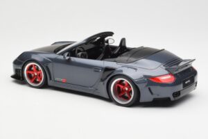 Porsche 911 997 Cabriolet Liberty Walk Grey GT Spirit 1:18 GT463 Resin - image 5 of 6