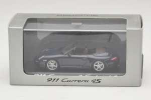 Porsche 911 997 Carrera 4 Cabriolet Dark Blue Minichamps 1:43 WAP02015216-R1 Diecast - image 4 of 4