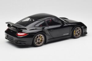 Porsche 911 997 GT2 RS Black & Silver Wheels Minichamps 1:18 100069401 Diecast - image 3 of 8