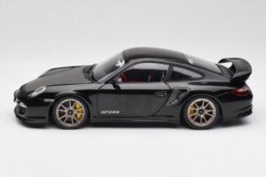 Porsche 911 997 GT2 RS Black & Silver Wheels Minichamps 1:18 100069401 Diecast - image 4 of 8