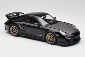Porsche 911 997 GT2 RS Black & Silver Wheels Minichamps 1:18 100069401 Diecast - image 6 of 8
