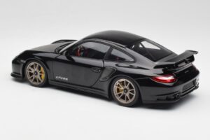 Porsche 911 997 GT2 RS Black & Silver Wheels Minichamps 1:18 100069401 Diecast - image 7 of 8
