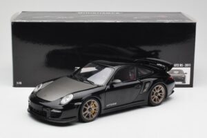 Porsche 911 997 GT2 RS Black & Silver Wheels Minichamps 1:18 100069401 Diecast - image 8 of 8