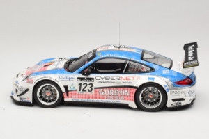 Porsche 911 997 GT3 R #123 Muhlner Motorsport E. Fumal / E. Thiry 24 Hours of Spa 2011 Minichamps 1:18 151118923 Diecast - image 3 of 6