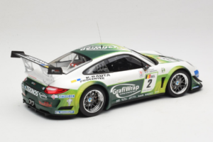 Porsche 911 997 GT3 R #2 Prospeed Competition B. Heylen / P. Lappalainen FIA GT3 2011 Minichamps 1:18 151118902 Diecast - image 2 of 6