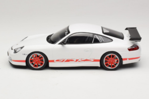 Porsche 911 996 GT3 RS White Red Stripe Minichamps 1:18 155062020 Diecast - image 3 of 6