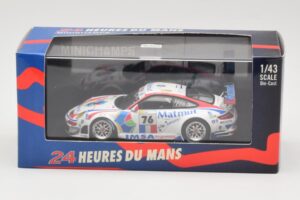 Porsche 911 997 GT3 RSR #76 IMSA Performance Matmut R. Narac / R. Lietz / P. Long 24 Hours of Le Mans 2008 Minichamps 1:43 40 - image 4 of 4