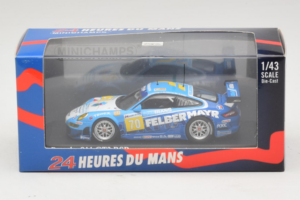 Porsche 911 GT3 RSR #70 H. Felbermayr / H. Felbermayr Jr. Felbermayr-Proton 24 Hours of Le Mans 2009 Minichamps 1:43 40009697 - image 4 of 4