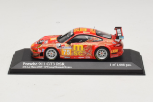 Porsche 911 997 GT3 RSR #75 O. Young / P. Hesnault 24 Hours of Le Mans 2009 Minichamps 1:43 400096975 Diecast