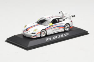Porsche 911 997 GT3 RSR White With Blue and Orange Stripes 2007 Minichamps 1:43 WAP02000618 Diecast - image 2 of 4