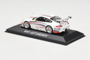 Porsche 911 997 GT3 RSR White With Blue and Orange Stripes 2007 Minichamps 1:43 WAP02000618 Diecast - image 3 of 4