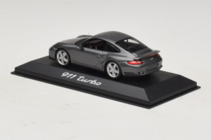 Porsche 911 997 Turbo Grey Metallic Minichamps 1:43 WAP02013016 Diecast - image 3 of 5